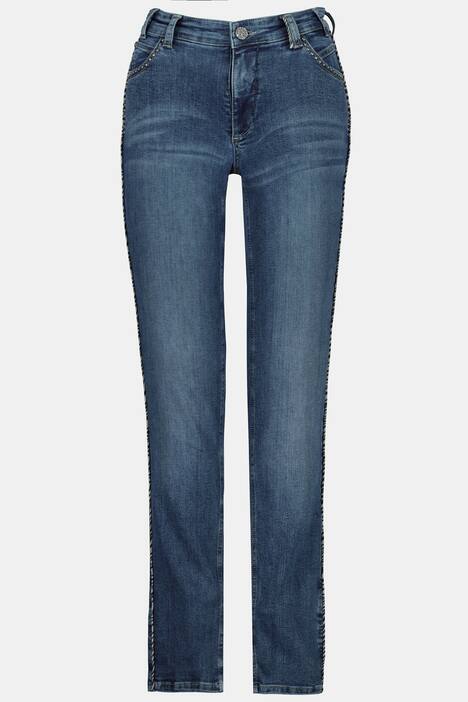 Jeans Identity Julia, 5-Pocket, Zebra Paspel