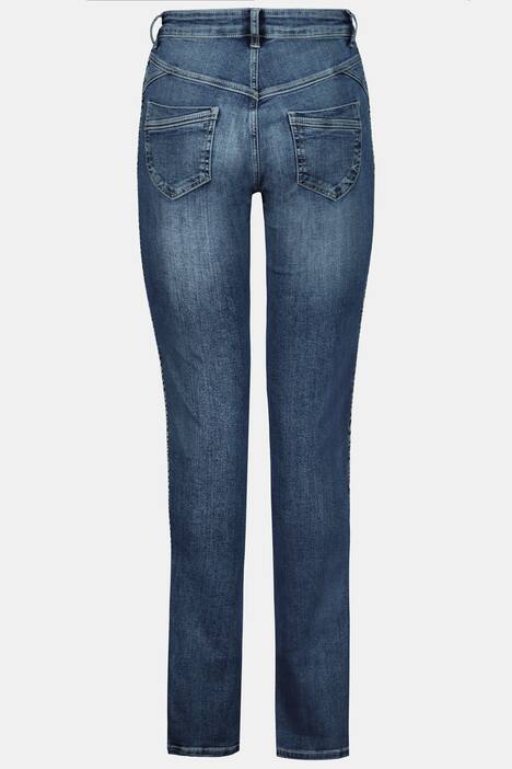 Jeans Identity Julia, 5-Pocket, Zebra Paspel