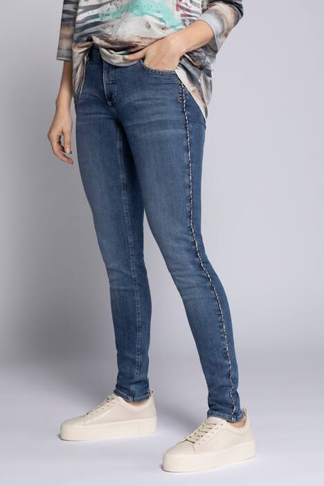Jeans Identity Julia, 5-Pocket, Zebra Paspel
