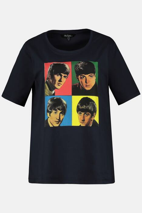 The Beatles Round Neck Short Sleeve Stretch Tee
