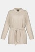 Chemise longue, lin doux, lien à nouer
