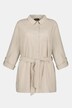 Chemise longue, lin doux, lien à nouer