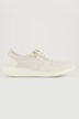 Floral Print Soft Leather Sneakers