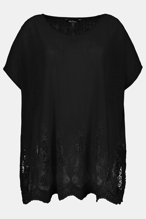 Kaftan, blonder, oversized, ekstra fin strik, halværmer