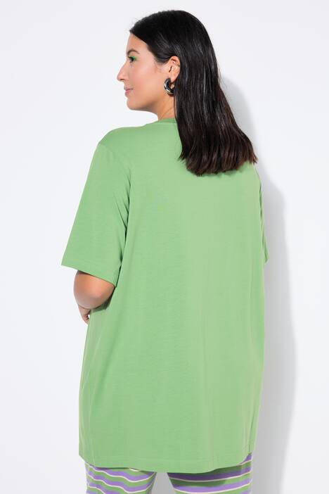 Longshirt, langer Classic Shape, Halbarm
