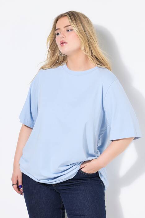 Longshirt, langer Classic Shape, Halbarm