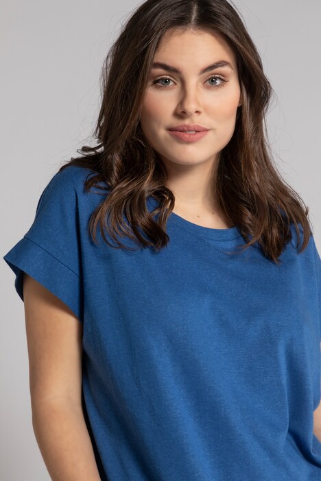 shirt, oversized, ronde hals, biologisch katoen, hennep