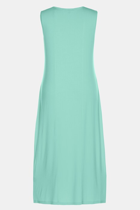 Maxikleid, 2er-Pack, uni/Muster, V-Ausschnitt, ärmellos