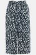 Graphic Animal Print Split Skirt