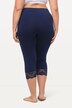 Pantaloni Capri con pizzo elasticizzato sull'orlo, fino alla tg. 72/74