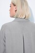 Bluse, lin, åpen krage, lange ermer