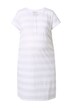 Šaty, žerzej, krátké rukávy, řasení po stranách, biobavlna, GOTS
