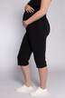 Pantalon corsaire Bellieva de grossesse avec taille élastique. Coton bio, GOTS