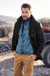 wollen caban, waterafstotend, double breasted, t/m 8XL