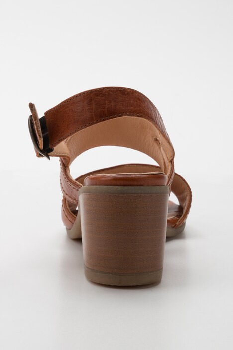 Sandaletten, Doppelriemen, Leder, Weite H
