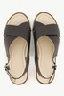 Elastic Strap Feminine Style Leather Sandals