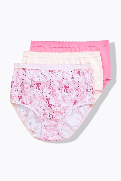 Maxislips, set van 3, hoge taille