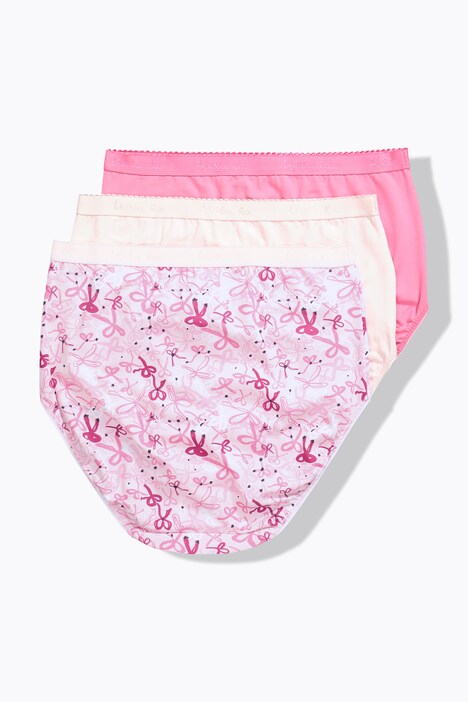 Maxislips, set van 3, hoge taille