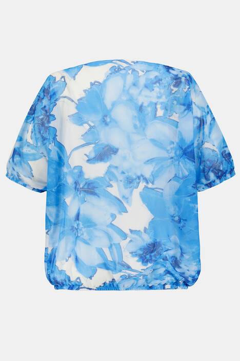 T-Shirt feel good, Aquarelldruck, doppellagig, Mesh