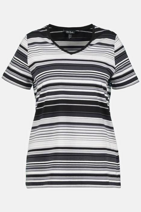 gestreept shirt, V-hals, classic