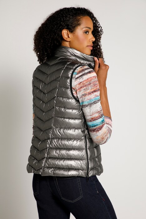 Steppweste, Stehkragen, Zipper