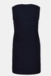 Robe en éponge, couture transversale, encolure ronde, sans manches