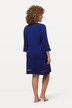 Lace-Up Stretch Knit Tunic Dress Cover Up