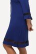 Lace-Up Stretch Knit Tunic Dress Cover Up