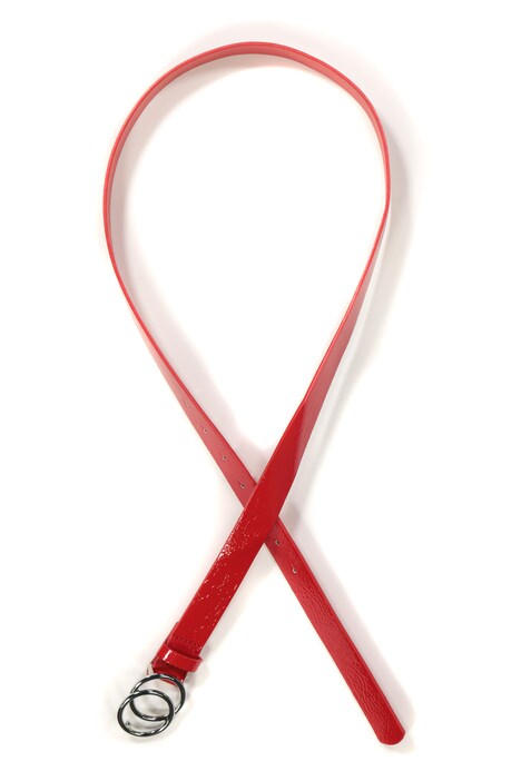 Pásek, lakovaná kůže, metalická spona