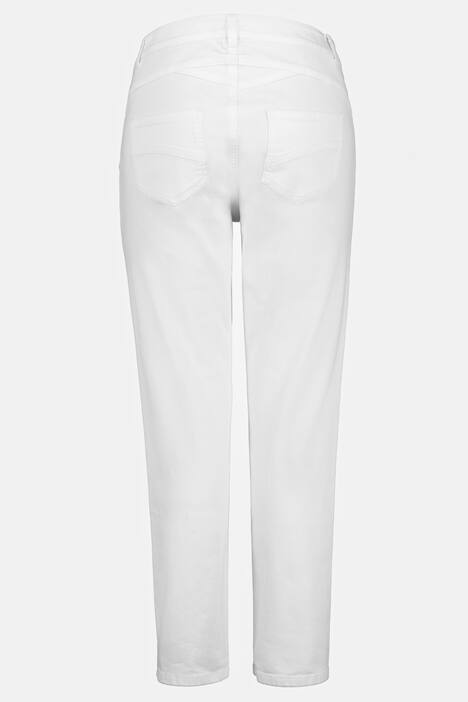 7/8-Hose Julia, Stickerei, schmale 5-Pocket-Form