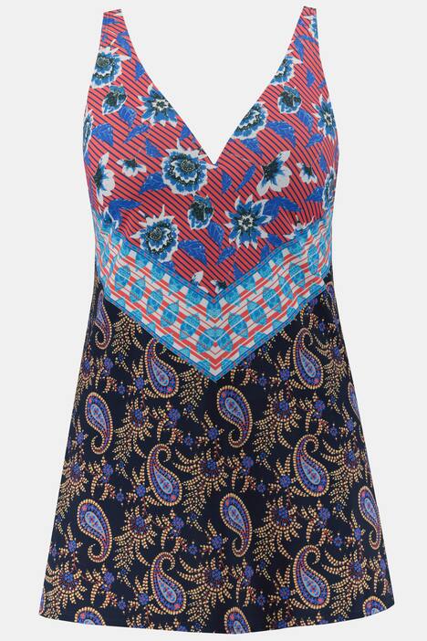 Badekleid, Mustermix, Softcups, Träger verstellbar