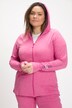 Veste en molleton, capuche, fermeture Éclair, élément réfléchissant