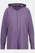 Veste en molleton, capuche, fermeture Éclair, élément réfléchissant