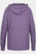 Veste en molleton, capuche, fermeture Éclair, élément réfléchissant