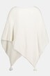 Strikkeponcho, spisskant, dusker, oversized, myk strikk