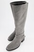 Bottes en cuir suédé, tige XL, largeur H
