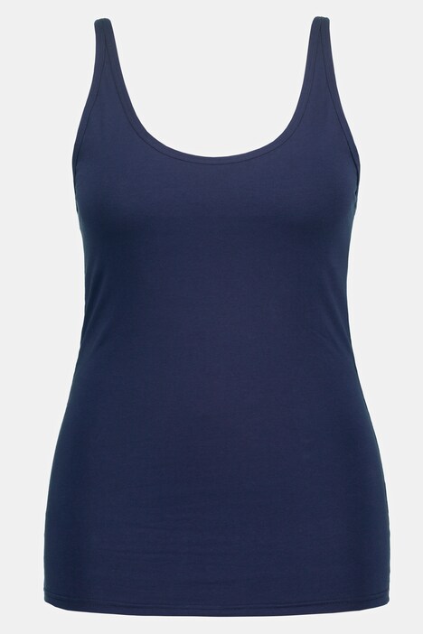 hemd, bustier aan de binnenkant, mouwloos, stretchcomfort