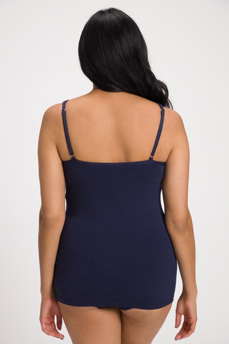 hemd, bustier aan de binnenkant, mouwloos, stretchcomfort