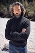 Rollkragenpullover, Strick