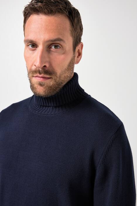 Rollkragenpullover, Strick