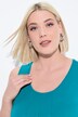 Top, Zierfalten, A-Linie, Rundhals, ärmellos, Modal