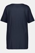 T-shirt, plisseringer, A-form, rund hals, korte ærmer, modal