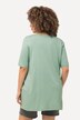 T-shirt, plisseringer, A-form, rund hals, korte ærmer, modal