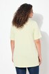 T-shirt, plisseringer, A-form, rund hals, korte ærmer, modal