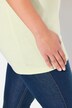 T-shirt, plisseringer, A-form, rund hals, korte ærmer, modal