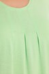 T-shirt, plisseringer, A-form, rund hals, korte ærmer, modal