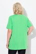 T-shirt, plisseringer, A-form, rund hals, korte ærmer, modal
