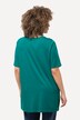 T-shirt, decoratieve plooitjes, A-lijn, ronde hals, korte mouwen, modal