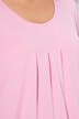 T-Shirt, Zierfalten, A-Linie, Rundhals, Halbarm, Modal