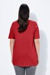 T-shirt, plisseringer, A-form, rund hals, korte ærmer, modal
